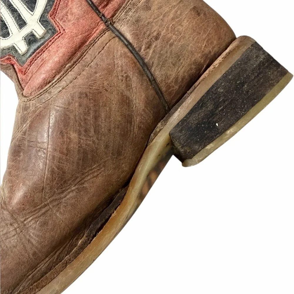 TIN HAUL Men's Money Maker 'Mo' Money' Western Boots Size 7.5 D